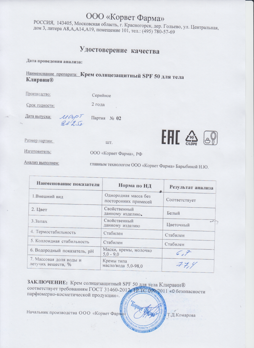 Паспорт №03202502
